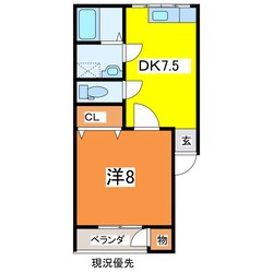 ユートピアＤの物件間取画像